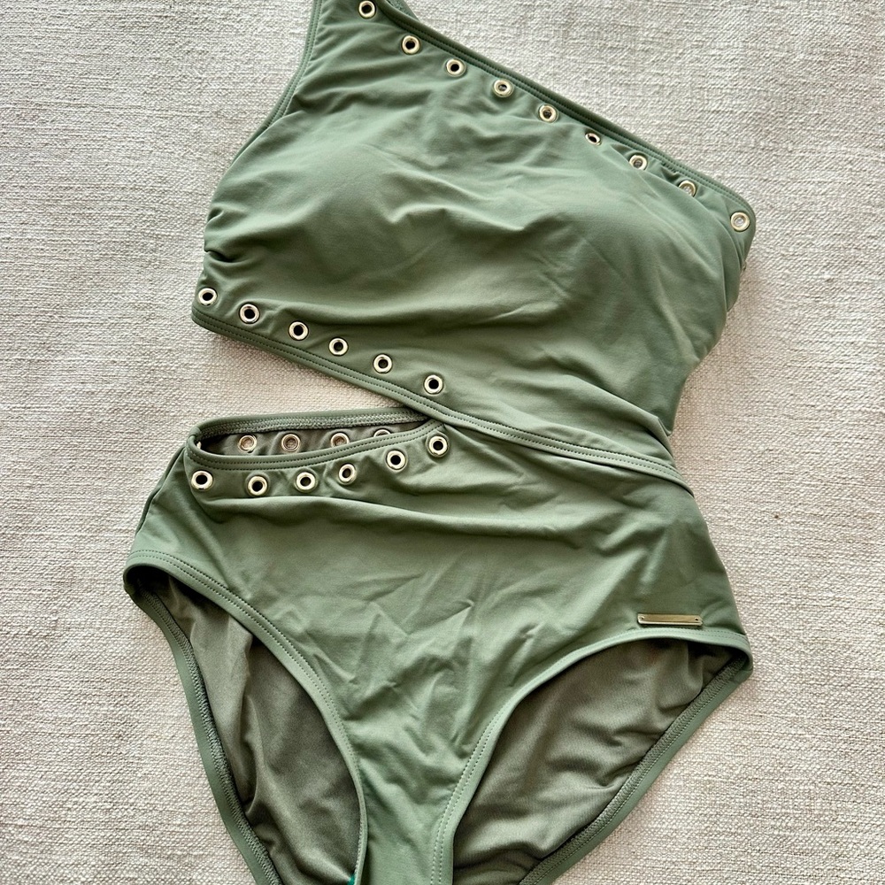 Michael Kors Army Green Swimsuit